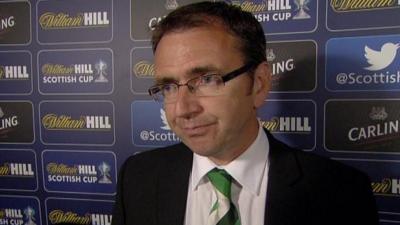 Hibernian manager Pat Fenlon