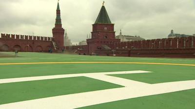 Helipad at the Kremlin