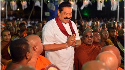 Sri Lankan President Mahinda Rajapaksa