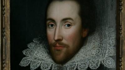 A portrait of William Shakespeare