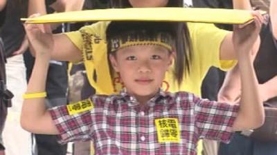 Protesters of all ages have been speaking out against nuclear power