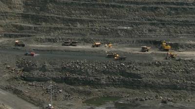 Opencast mine