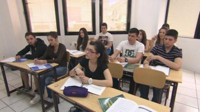 Students in classroom