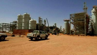The Algerian gas plant