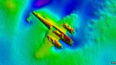 A 360 Degree Animation of a Dornier Do 17 bomber in its watery grave in the English Channel