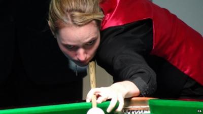 Snooker player Reanne Evans