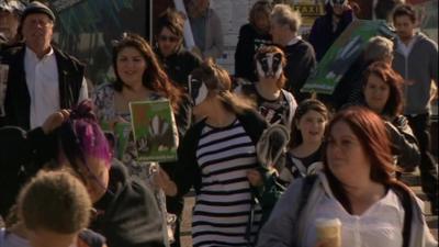 Gloucestershire anti-badger cull protesters