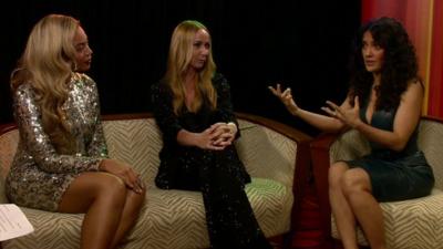 Beyonce, Frida Giannini and Salma Hayek on the Andrew Marr Show
