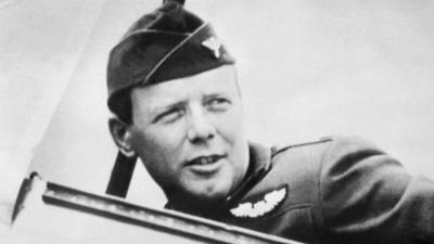 Charles Lindbergh in 1940 wearing his US Air Force uniform