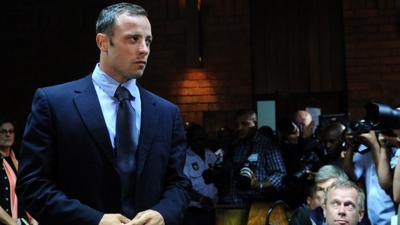 Oscar Pistorius in court in February