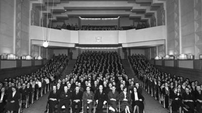 General meeting of the staff at Broadcasting House