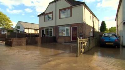 Queniborough flood