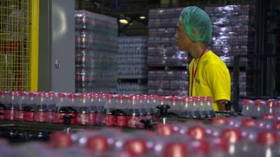 Coca-Cola's new bottling plant in Burma