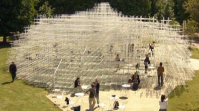 Japanese architect Sou Fujimoto's sculpture for Serpentine Gallery