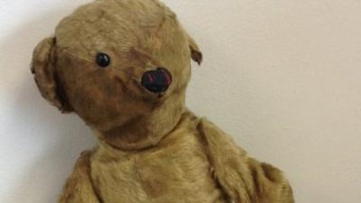 Teddy lost at Bristol Airport