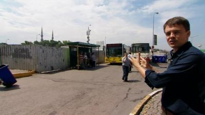 The BBC's John Reynolds in the Asian part of Istanbul