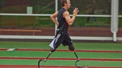 Richard Whitehead is running from John O'Groats to Land's End