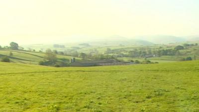 A view of the Cumbrian countryside