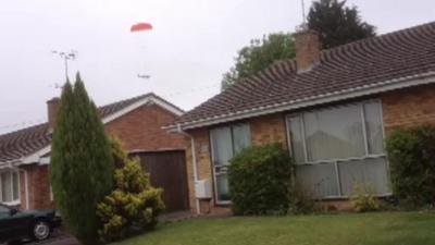 Pilot crash-lands plane in Cheltenham garden