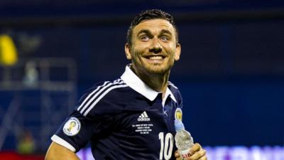 Scotland scorer Robert Snodgrass