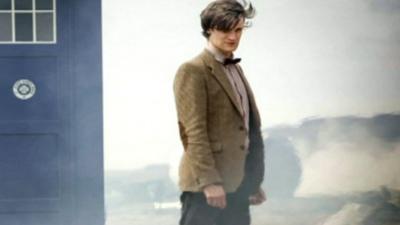 Dr Who in tweed jacket