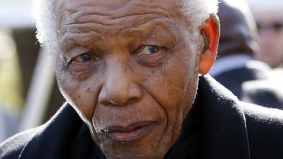 Nelson Mandela in June 2010