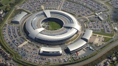 Aerial shot of GCHQ