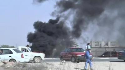 Scene of clashes in Benghazi