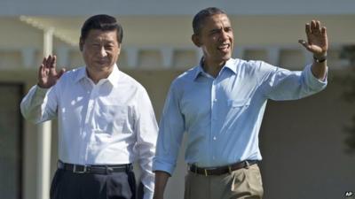 President Xi Jinping and President Obama