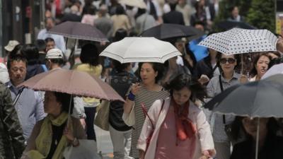 Japanese shoppers