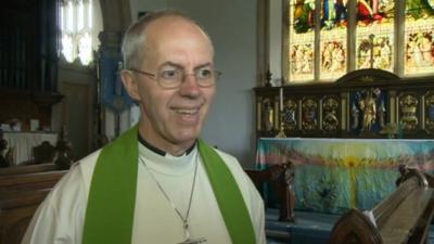 The Archbishop of Canterbury, the Most Rev Justin Welby