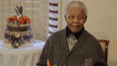 Nelson Mandela on his 94th birthday, July 2012