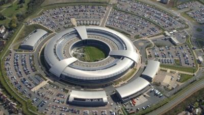 Aerial view showing Government Communications Headquarters (GCHQ) in Cheltenham is seen in this undated handout aerial photograph. Reuters/Handout