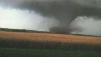 Tornado strikes Kentucky town of Adairville