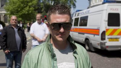 EDL Leader Tommy Robinson
