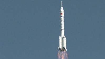 The Shenzhou-10 Long March 2F rocket launching