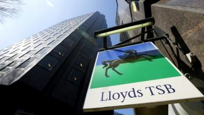 Sign over a branch of Lloyds TSB