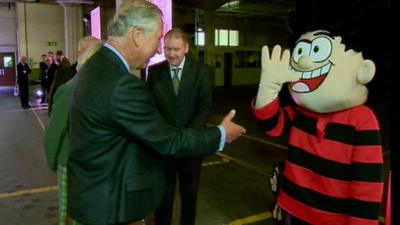 Prince Charles and Dennis the Menace