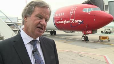 Norwegian Air Shuttle founder Bjorn Kjos