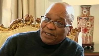 South African president, Jacob Zuma