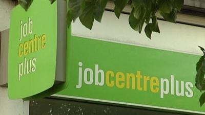 Job centre sign