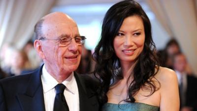 Rupert Murdoch and Wendi Deng