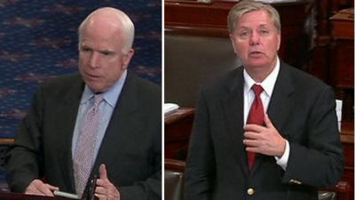 Senators John McCain and Lindsey Graham