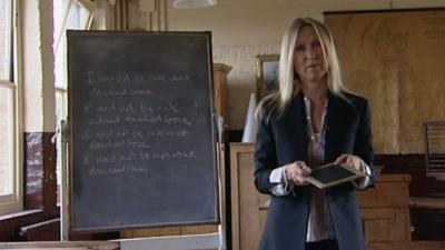 Fiona Millar in the classroom