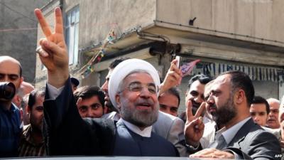 Hassan Rouhani on 14 June 2013