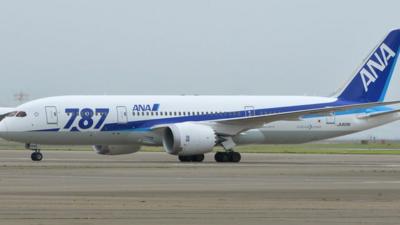 One of ANA's Boeing 787 Dreamliners