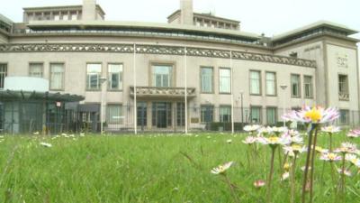 Yugoslav tribunal building