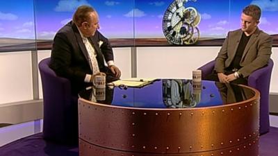 Andrew Neil and Tommy Robinson