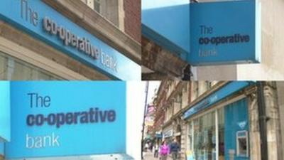 Co-operative bank signs