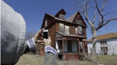 Abandoned home in Detroit